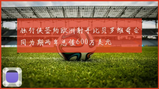 独行侠签约欧洲射手比贝罗维奇合同为期两年总值600万美元