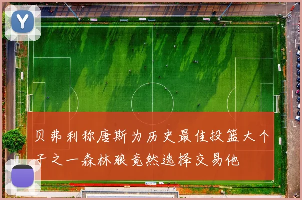 贝弗利称唐斯为历史最佳投篮大个子之一森林狼竟然选择交易他